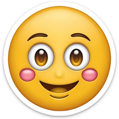 Emoji picando el ojo sticker