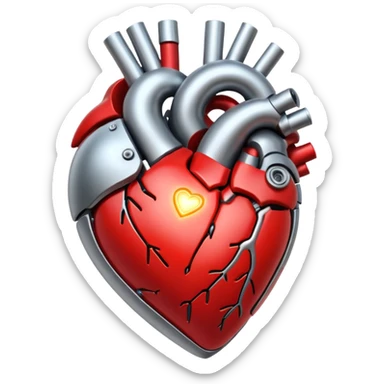 Cœur mécanique sticker