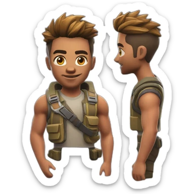Fortnite jeux vidéo sticker