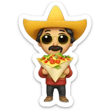 Mexican-nachos sticker