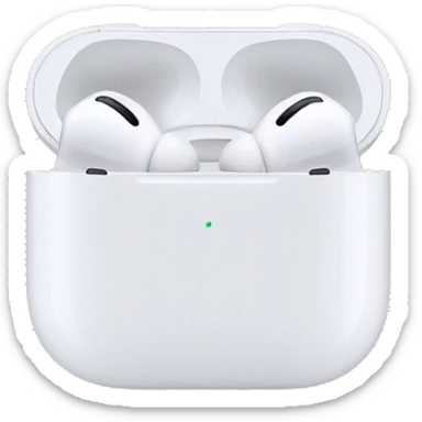 airpods max mit pinker schleife  sticker