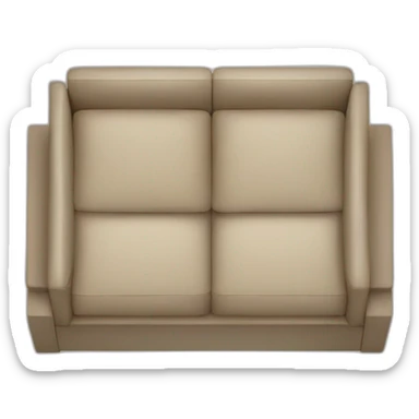 furniture top view sticker