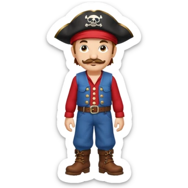 Create the Mario character.The luf from the anime anpice sticker