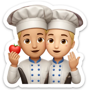 Chef Kiss El Hareketi, 3D rendered emoji, with professional lighting, white background sticker
