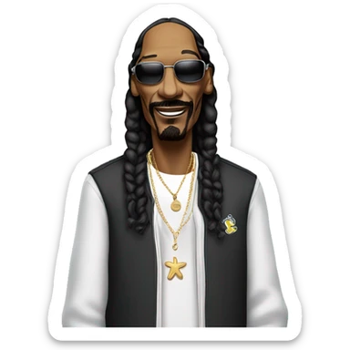 The singer Snoop Dogg  sticker
