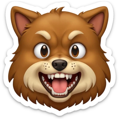 Dog eat dog world sticker