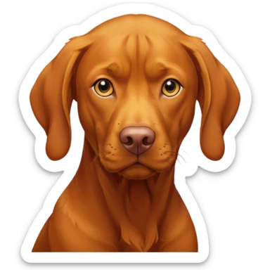 Omnipotent omniscient vizsla sticker