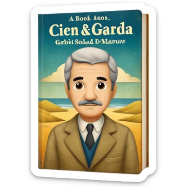 Cien años de soledad libro gabriel garcia marquez sticker
