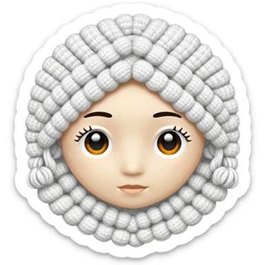 crochet cor ciana sticker