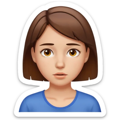 girl sweating a lot sticker