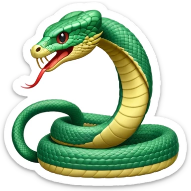 Original cobra   emoji sticker