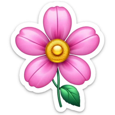 Can you make a pin with pink color and maybe a flower 📌 sticker