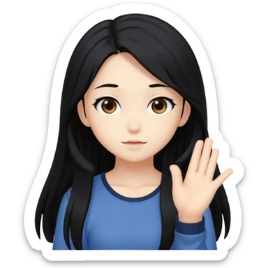 Talwiinder" in cute anime pose sticker