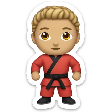 martial arts outfit sticker