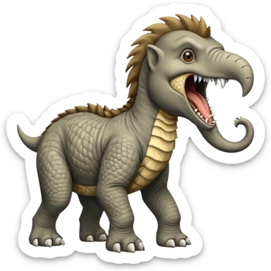 Utahraptor + Dog + Elephant = sticker