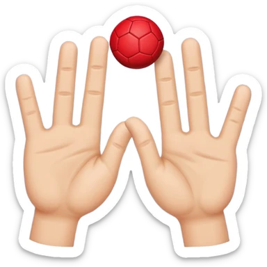Finger football first in blue (#00A3E0) and red (#F9423A)  sticker