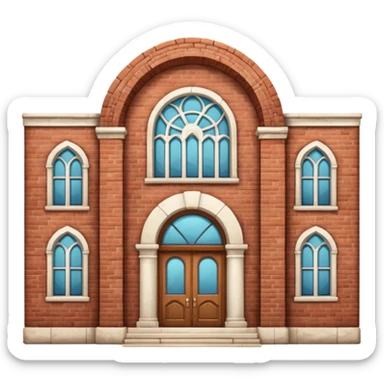 sugar library building sticker