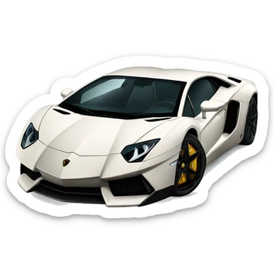 Lamborghini aventador sticker