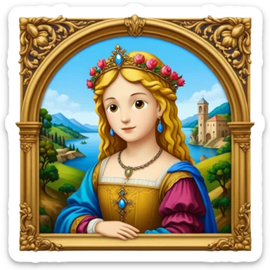 Renaissance painting
 sticker