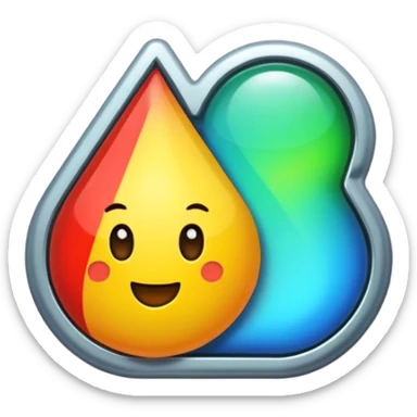 A sticker saying level up  sticker