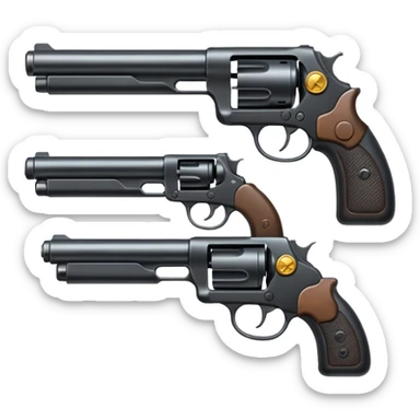 4 guns sticker