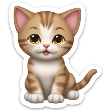 Kitten sticker
