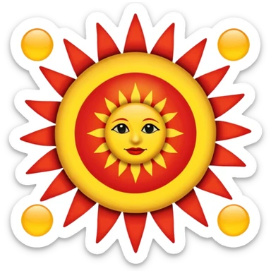 aboriginal flag sticker