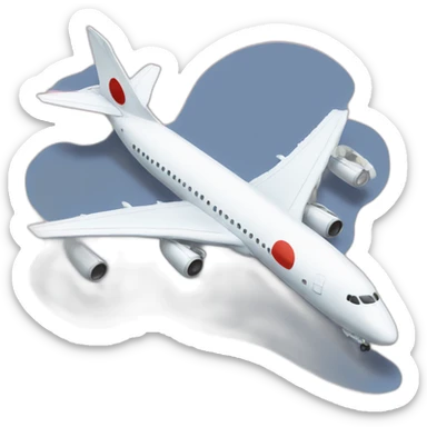 Japon plane  sticker