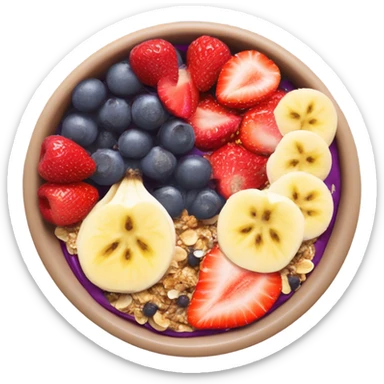 Acai bowl sticker