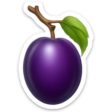 plum sticker