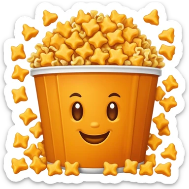 Garrett Carmel and cheddar Chicago popcorn sticker