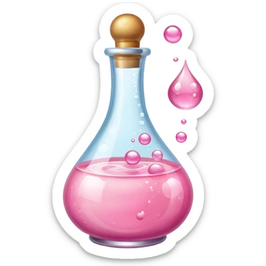 Pink potion sticker