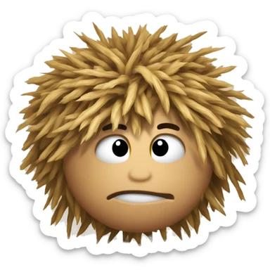 Rolling tumbleweed sticker