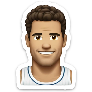 kris humphries HALF BODY WITH PERFECT FAC sticker