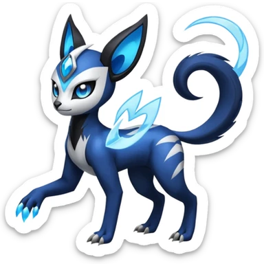 Meloetta-Absol-Zeraora-Primagen-fusion-creature  sticker