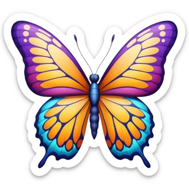 borboleta sticker