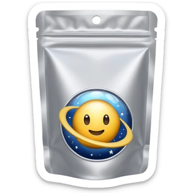Space food pouch
Small, foil-like packet with a zip seal. sticker