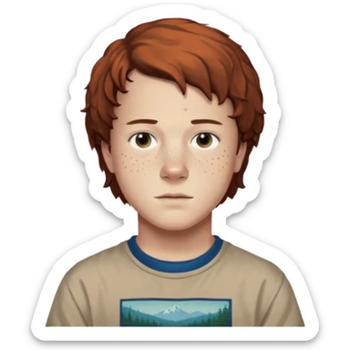 Dustin Henderson from Stranger Things sticker