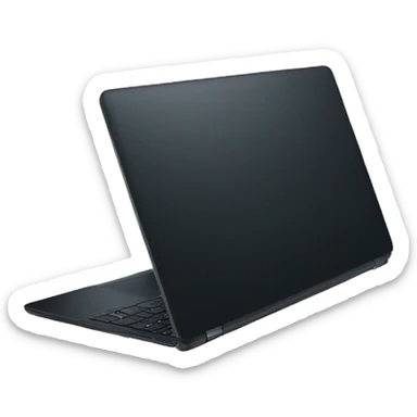 black laptop with galaxy wallpaper sticker