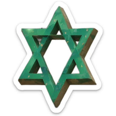 Star of David missiles on Gaza sticker