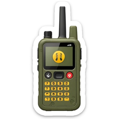 ARMY Walkie Talkie  sticker