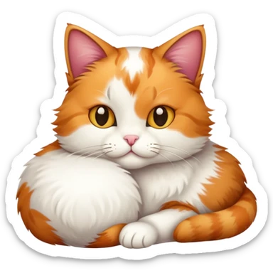 Make a pregnant cat sticker