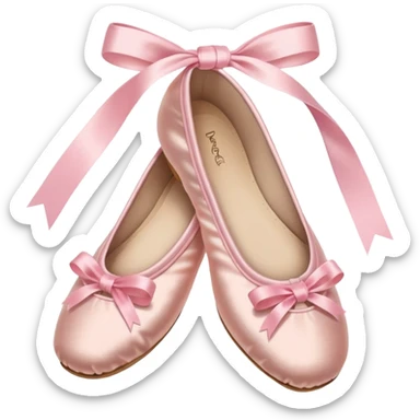 Ballet shoe
 sticker