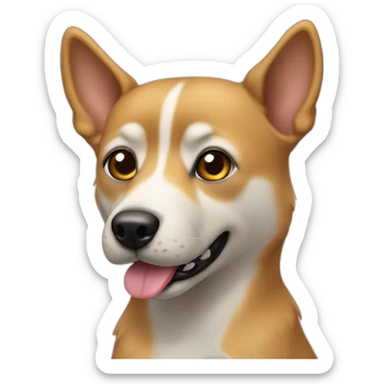 malay dog sticker