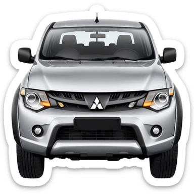 Mitsubishi Triton - Mitsubishi (Model Year: 2023) (Iconic colour: Silver) sticker