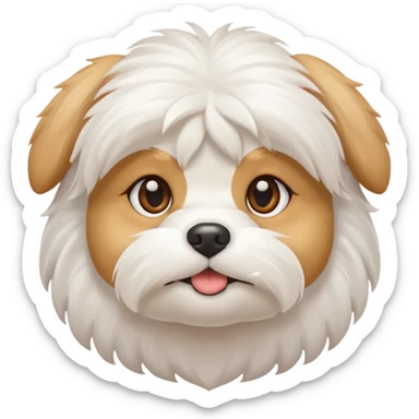 Cute dog Maltese sticker