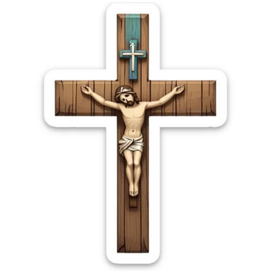 Holy cross sticker