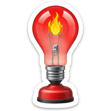 Heat lamp sticker