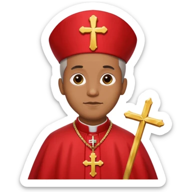 Catholic bishop make it red sticker