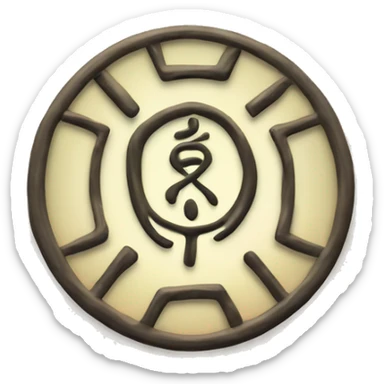 Cho ku  rei reiki power symbol  sticker